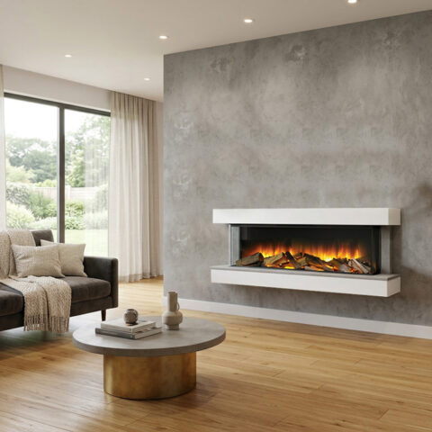 Suite Harvington 1250 présentée en installation murale dans un intérieur moderne lumineux et aéré