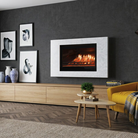 Sirus e-llusion built-in model shown installed into modern home